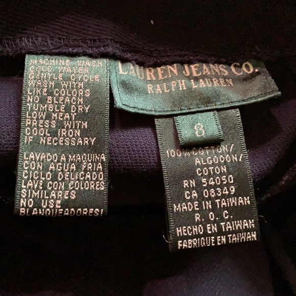 Lauren Jeans Co denim long skirt 8 - Picture 6 of 9